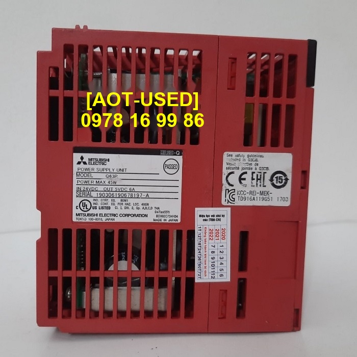 Q63P - Nguồn PLC Mitsubishi - Ảnh 4