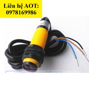 Cảm biến quang OMRON E3F-DS10C4 NPN/NO 10cm, Cảm biến vật cản OMRON E3F, Cảm biến khoảng cách OMRON