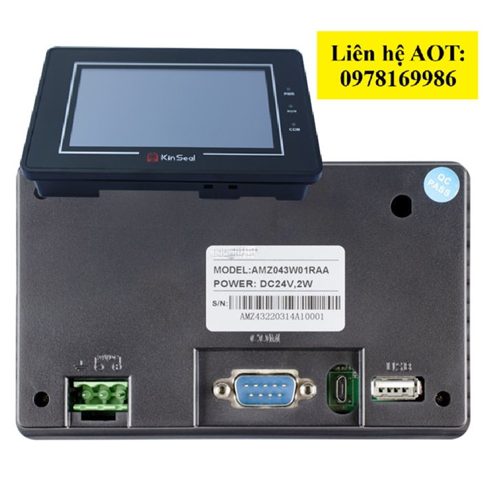 HMI Kinseal 4.3 inch AMZ043W01RAA – Có LOGO | AOT