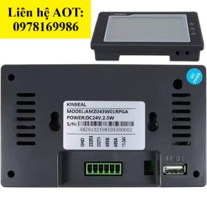 HMI Kinseal 4.3 inch AMZ043W01RPGA, Macro – Có LOGO Kinseal – Kèm cáp nạp