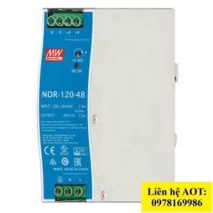 MEANWELL Cài ray NDR-120-48
